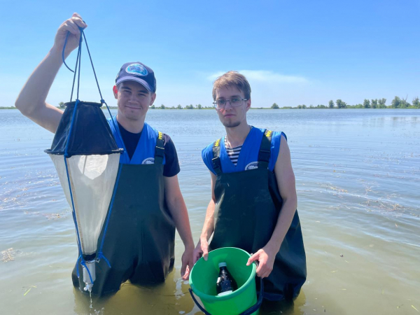 Летние исследования водоемов Волго-Ахтубинской поймы